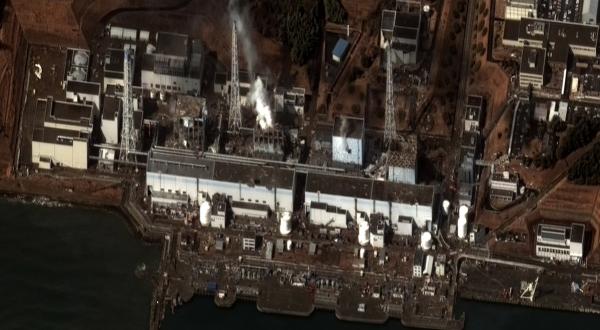 Schäden am  explodierten Atomkraftwerk Fukushima I