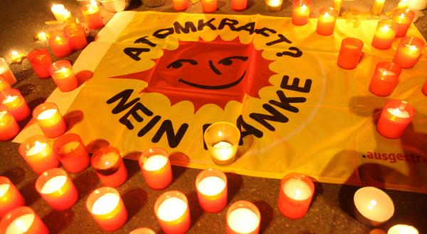 Mahnwache für die Opfer von Fukushima in Zürich