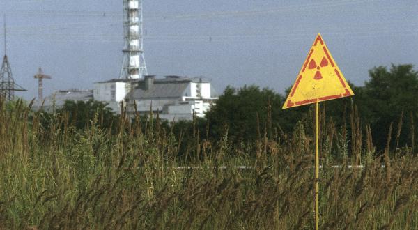 Warning Sign in Chernobyl