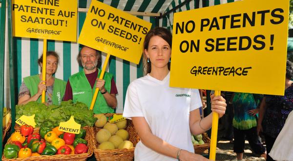 Protest against Life Patents in Germany