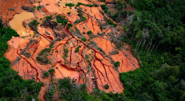 Illegal Mining in Yanomami Indigenous Land in Brazil