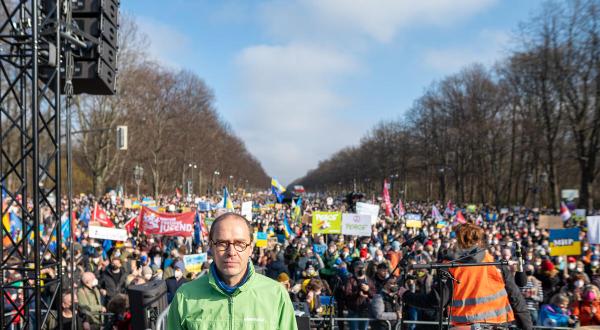 Demonstration in Berlin for Peace in Ukraine