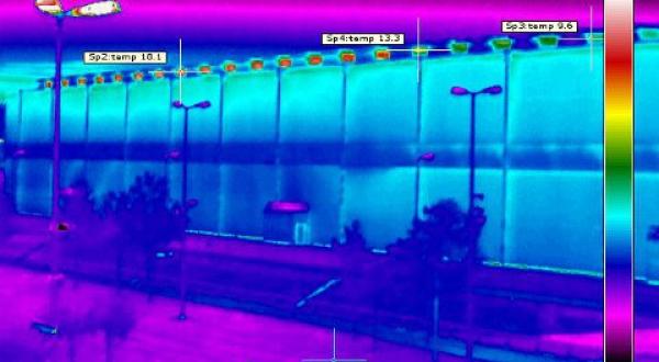 Wärmebilder vom Atommüllzwischenlager Gorleben
