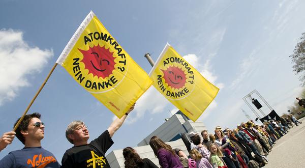 Ankunft des Anti-Atom-Trecks von Gorleben nach Krümmel 24.04.2010
