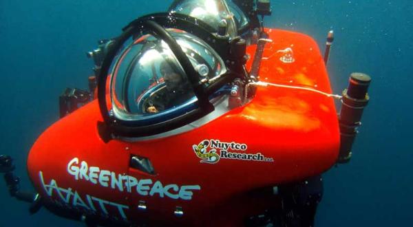 Mit dem Forschungs-U-Boot in der Beringsee im Juli 2012