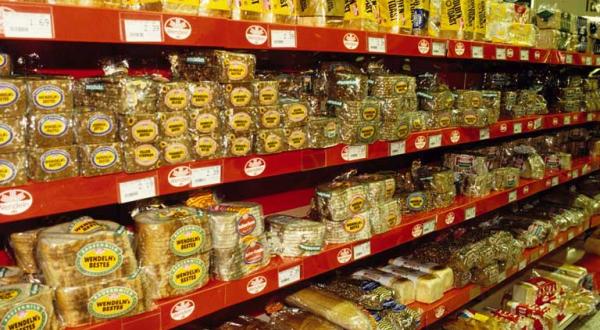 Brot im Supermarktregal
