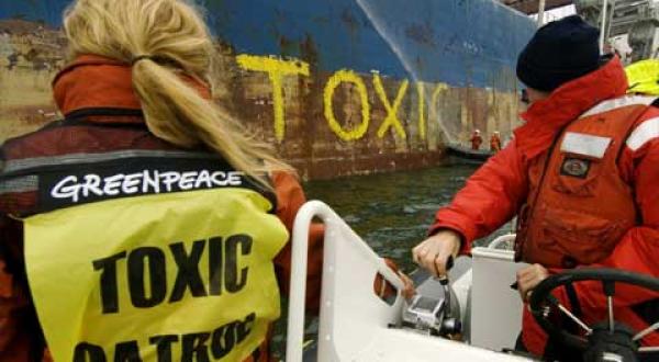 Greenpeace Toxic Patrol in Estland