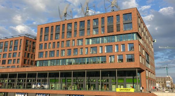 Greenpeace-Büro in der Hamburger Hafencity