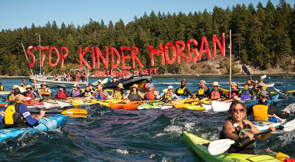 Kayaktivisten gegen Kinder Morgan
