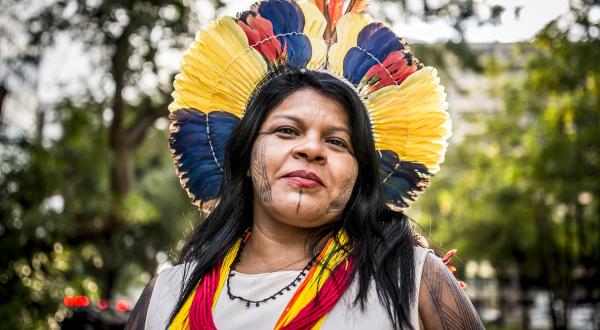 Indigenen-Aktivistin Sonia Guajajara