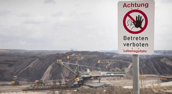 Braunkohletagebau in der Lausitz