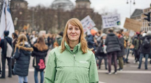 Lisa Göldner, Klima-Expertin von Greenpeace