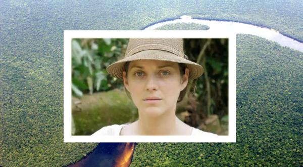 Die französische Schauspielerin Marion Cotillard mit Greenpeace im Kongo
