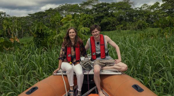 Moritz Jahn und Katharina van der Smissen im Amazonas-Regenwald