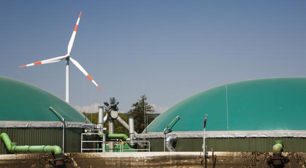 Morbacher Energielandschaft: Energiemix aus Windkraft, Sonnenenergie und Biomasse. 