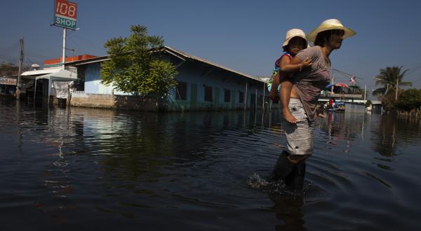 In der thailändischen Provinz Ayutthaya mussten 2011 sieben Industrieparks und tausende Fabriken wegen der Flut schließen