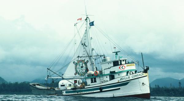 Der Fischkutter Phyllis Cormack war das erste Greenpeace-Schiff.