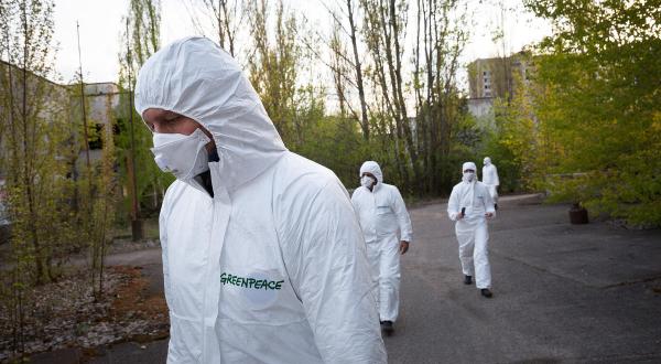 Expert:innen in Tschernobyl