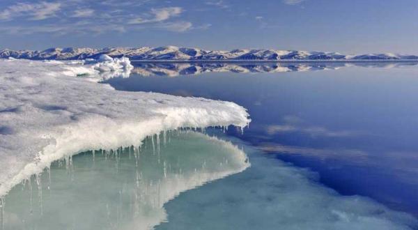 Schmilzendes Packeis