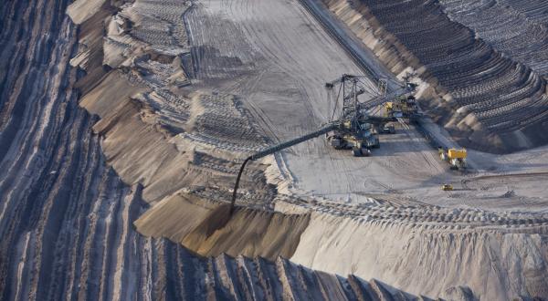 Braunkohletagebau in der Lausitz