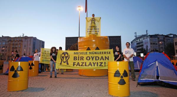 Protest auf dem Taksim-Platz