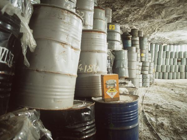 Fässer mit radioaktivem Müll in Morsleben 