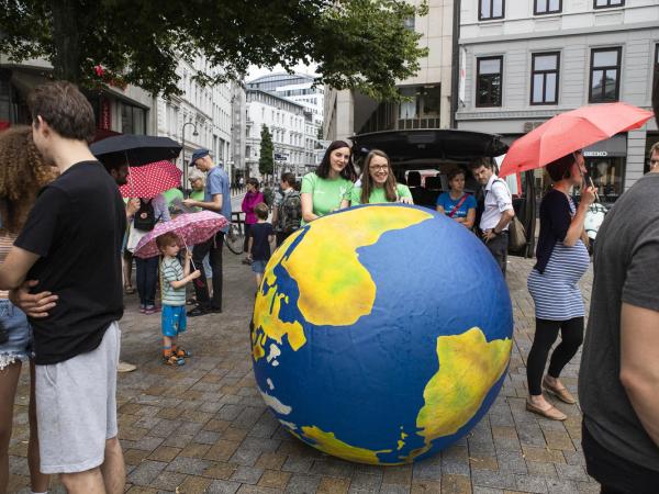 Earth Overshoot Day Demonstration in Hamburg
