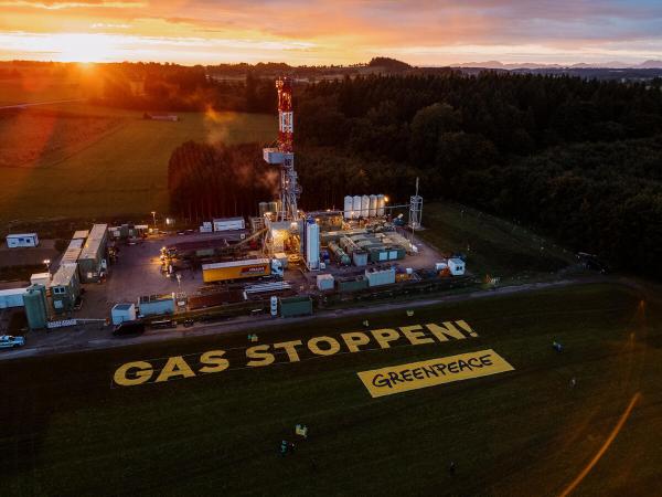 Protest against Drilling Fossil Gas in Reichling