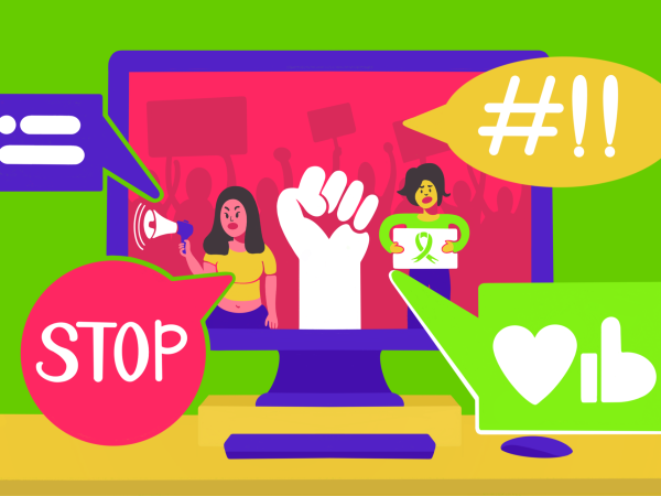 Illustration Digitale Beteiligung