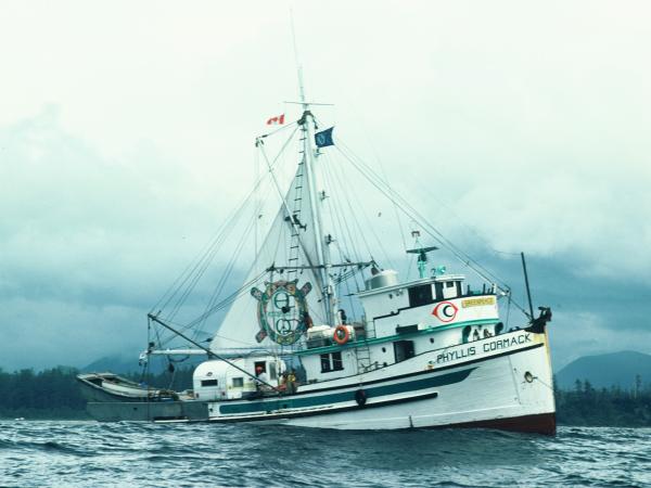 Der Fischkutter Phyllis Cormack war das erste Greenpeace-Schiff.