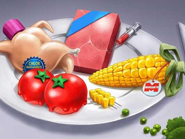 Grafik zu TTIP: Lebensmittelstandards, Greenpeace Österreich