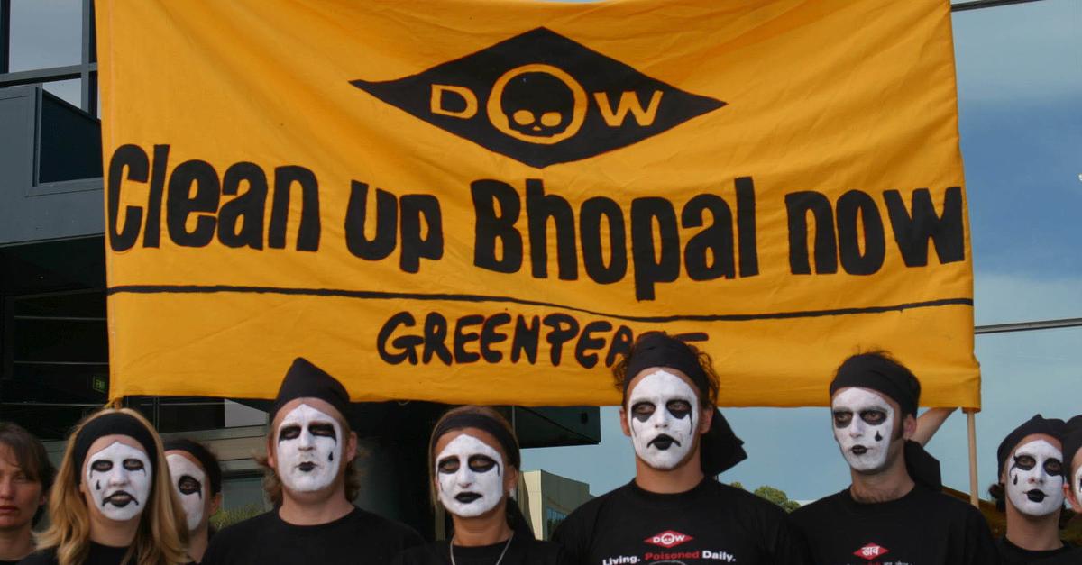 19 Jahre BhopalKatastrophe Greenpeace
