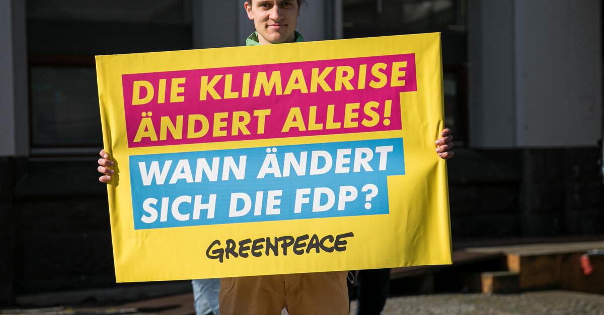 Die Klimakrise ändert alles! Wann ändert sich die FDP? | Greenpeace