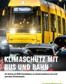 Klimaschutz mit Bus und Bahn - Flyer