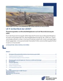 Kurzanalyse: LE-V als Bad Bank der LEAG?