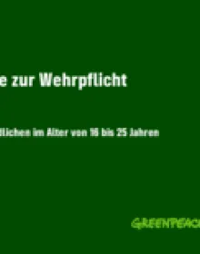 Umfrage zu Wehrpflicht unter Jugendlichen