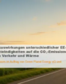 Auswirkungen unterschiedlicher EE-Ausbaugeschwindigkeiten auf die CO2-Emissionen in den Sektoren Verkehr und Wärme