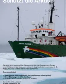 Plakat: Schützt die Arktis