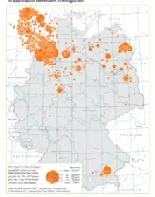 Grafik: Potenzielle CO2-Endlager in Deutschland