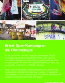 Brent-Spar-Kampagne: Chronologie