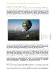 1. Gemeinwohlbilanz des Greenpeace e.V.