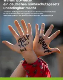 Stellungnahme zum Klimaschutzgesetz