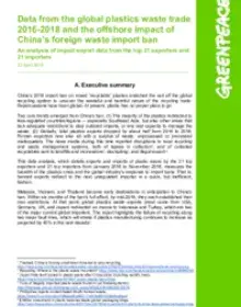 Report: Plastikmüllexporte nach Südoastasien