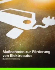 Förderung von E-Autos - deutsche Kurzfassung