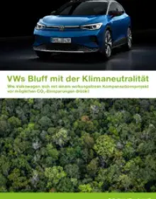 VWs Bluff mit der Klimaneutralität