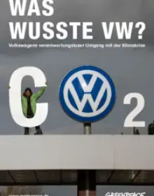 Volkswagens verantwortungsloser Umgang mit der Klimakrise – Kurzinfo “Was wusste VW?