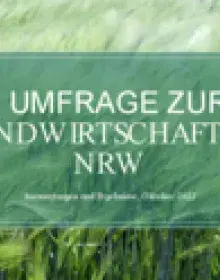 Umfrage zu Klima und Landwirtschaft in NRW