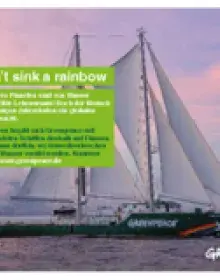 FREIANZEIGE - You can’t sink a rainbow - DIN A5 quer