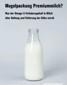 Mogelpackung Premiummilch – Milchanalyse