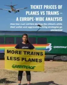 Ticket prices of planes vs trains